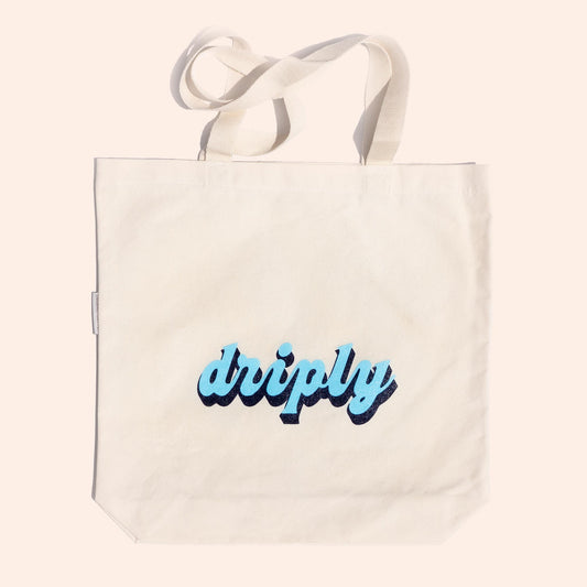driply canvas Tote bag