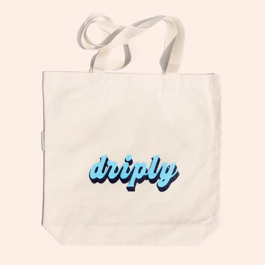 driply canvas Tote bag